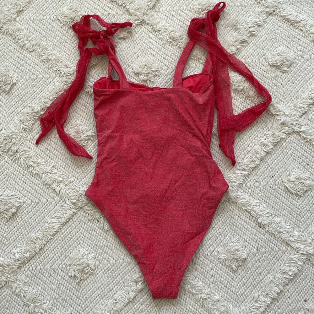 New Beach Riot Dede Rib Underwire One Piece Swimsuit - Picture 5 of 5
